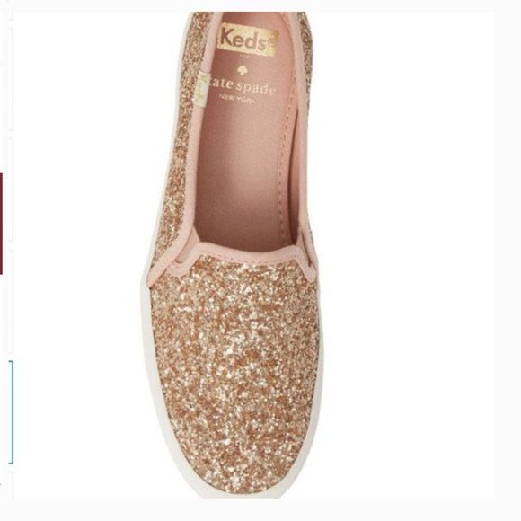 KATE SPADE keds triple decker glitter pink shoes 6 - Picture 5 of 12